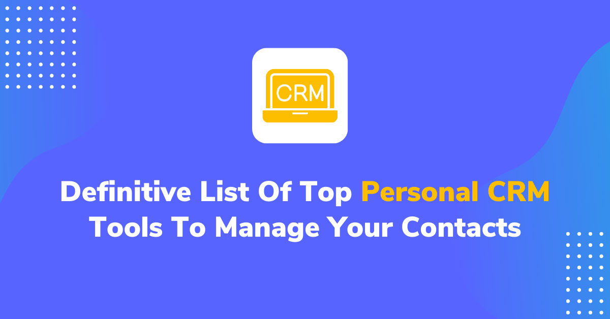 Best crm for individual